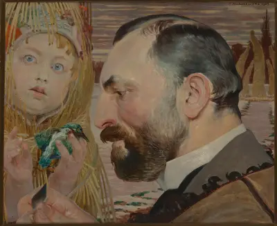 Portrait of Feliks Jasieński, 1903 – nr 1 av Jacek Malczewski