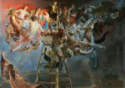 Vicious circle av Jacek Malczewski