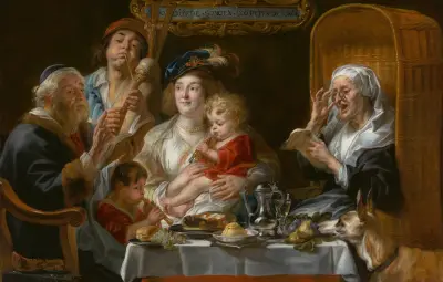 Jak starzy śpiewali, tak młodzi grają, Jacob Jordaens