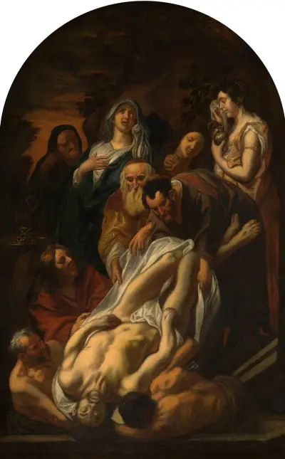 Złożenie Chrystusa do grobu, Jacob Jordaens
