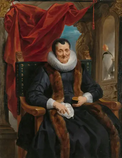 Portret Magdaleny de Cuyper, Jacob Jordaens