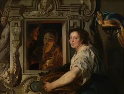 Sprzedawczyni owoców, Jacob Jordaens