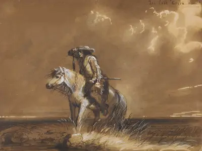 The Lost ‘Green-horn’ av Alfred Jacob Miller