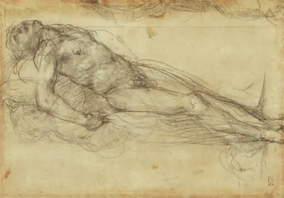 Dead Christ av Pontormo (Jacopo Carucci)