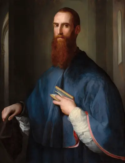 Monsignor della Casa (probably 1541-1544) av Pontormo (Jacopo Carucci)