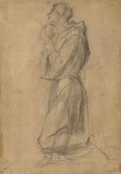 Saint Francis av Pontormo (Jacopo Carucci)