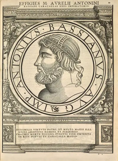 Caracalla (Marcus Aurelius Antoninus) von Jacopo Strada