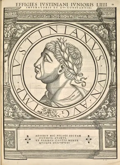 Justin II von Jacopo Strada