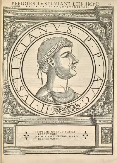 Justinian I von Jacopo Strada