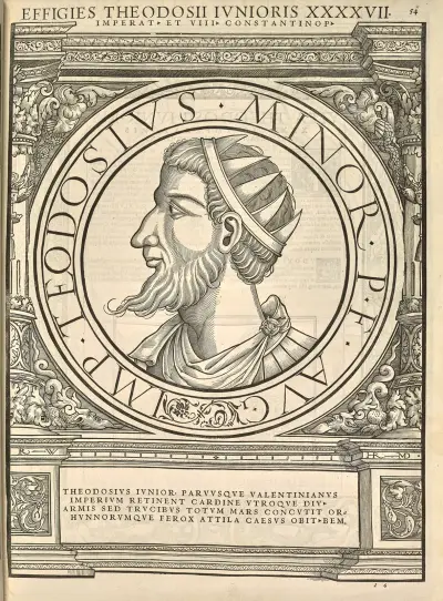 Theodosius II (the Calligrapher) von Jacopo Strada