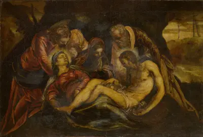 Lamentation over the Dead Christ von Jacopo Tintoretto