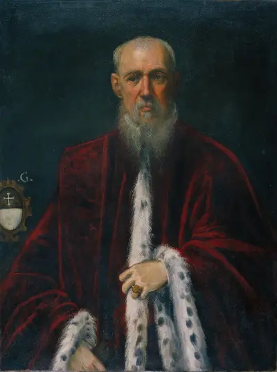 Portrait of the Procurator Alessandro Gritti (from 1581 until 1582) von Jacopo Tintoretto