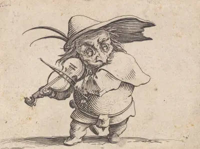 Le joueur de violon av Jacques Callot