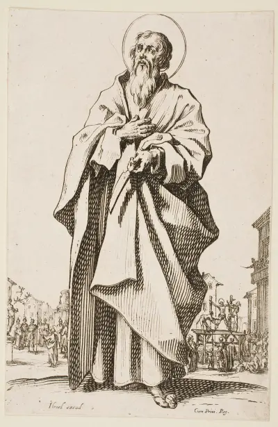 St. Bartholomew av Jacques Callot