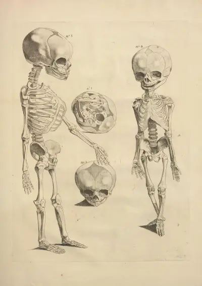 Nouveau recueil d’ostéologie et de myologie; dessiné d’après nature Pl.27 von Jacques Gamelin