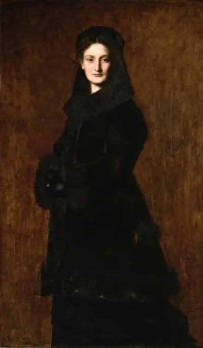 Portrait of Madame Paul Duchesne-Fournet av Jean-Jacques Henner