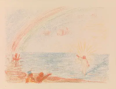 Christ Walks Upon the Waves av James Ensor