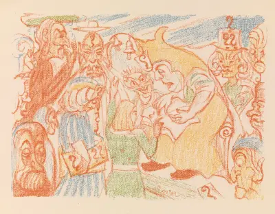 Christ’s Dispute with the Doctors av James Ensor
