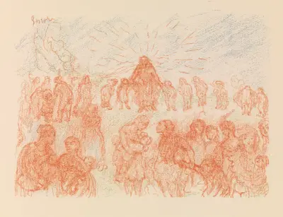 Let the Little Ones Come to Me av James Ensor