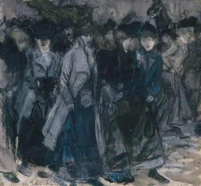 Shop Girls av William James Glackens