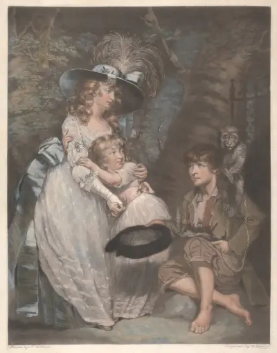 A Young Lady Encouraging the Low Comedian, James Northcote