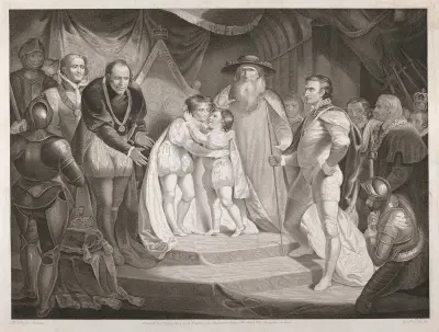 King Richard III; Act III, Scene I (The Meeting of Edward V and His Brother, Richard, Duke of York), James Northcote