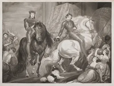 King Richard the Second, Act V, Scene II (The Entrance of King Richard & Bolingbroke into London), James Northcote