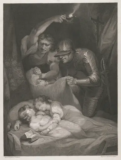 King Richard the Third; Act IV, Scene III (The Murder of the Princes in the Tower), James Northcote