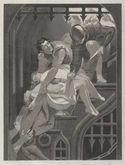 Richard III; Act IV, Scene III, Tower of London, James Northcote