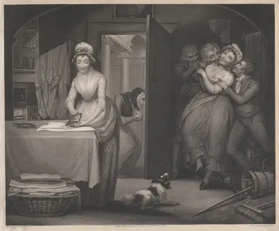 The Modest Girl and the Wanton; Fellow Servants in a Gentleman’s House, James Northcote
