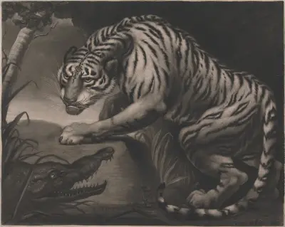 Tiger and Crocodile, James Northcote