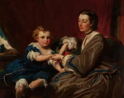 A Mother and Daughter av James Sant