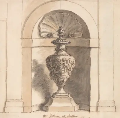 A Niche for Mr. Portman’s House at Sherborne av Sir James Thornhill