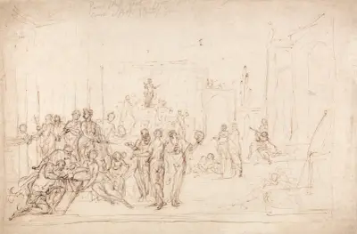 Apollo i muzy, Sir James Thornhill
