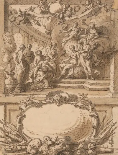 Projekt panelu ściennego, Sir James Thornhill
