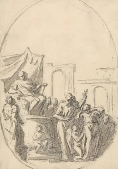 Oślepienie Elymasa, Sir James Thornhill