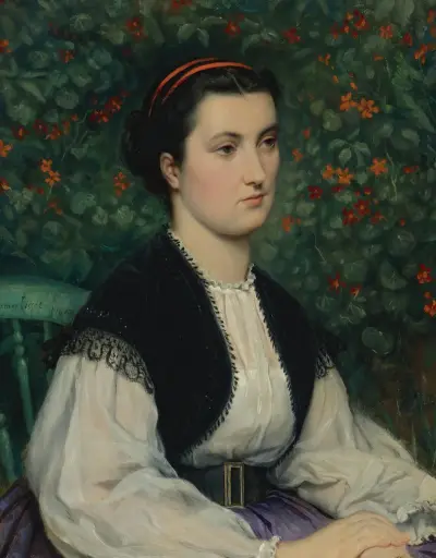 Portrait Of A Lady av James Tissot