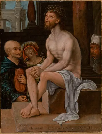 Christ on the Cold Stone von Jan Gossaert