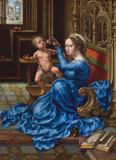 Madonna and Child, 1532 von Jan Gossaert
