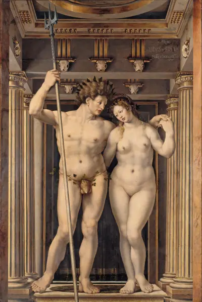 Neptune and Amphitrite von Jan Gossaert