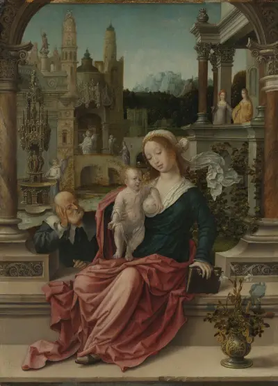 The Holy Family, 1507 von Jan Gossaert