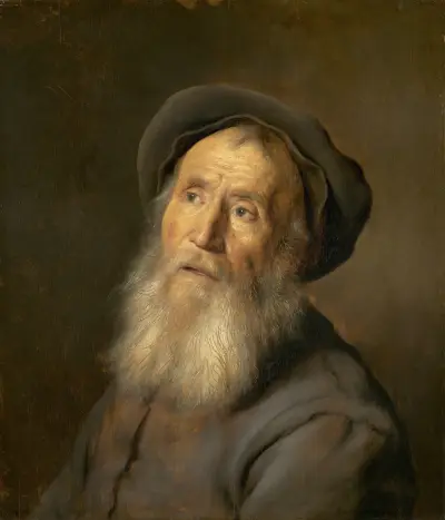 Brodaty mężczyzna w berecie, Jan Lievens