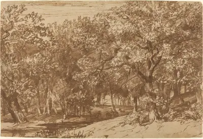 Park z jeleniami, Jan Lievens