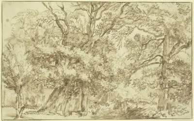 Pejzaż leśny, Jan Lievens