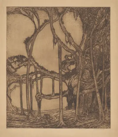 De oude waringin av Wijnand Otto Jan Nieuwenkamp