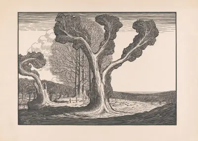 Landschap op Bali av Wijnand Otto Jan Nieuwenkamp
