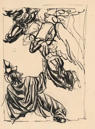 Biblical Scene av Ján Novák