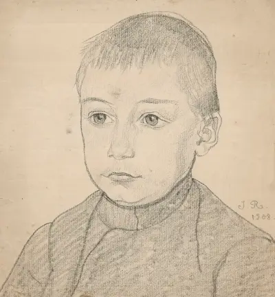 Bust of a child von Jan Rembowski
