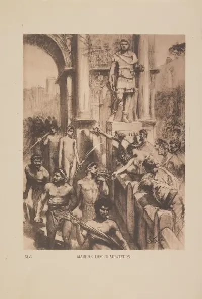 Marche Des Gladiateurs av Jan Styka