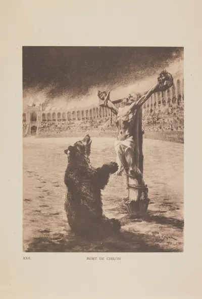 Mort De Chilon av Jan Styka